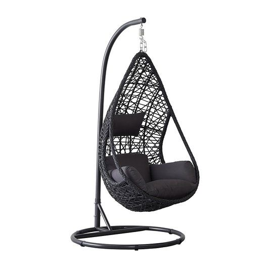 Hangstoel Mona Relax Zwart 