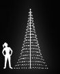 Vlaggenmast Kerstboom 8m (zonder mast)