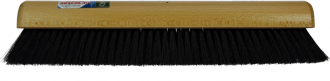 Zaalveger zwart 40cm