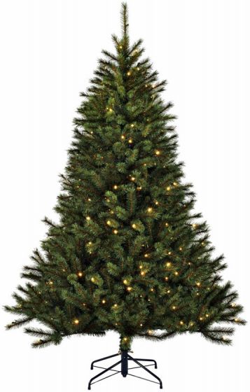 Kerstboom Kingston LED H215 D140 cm